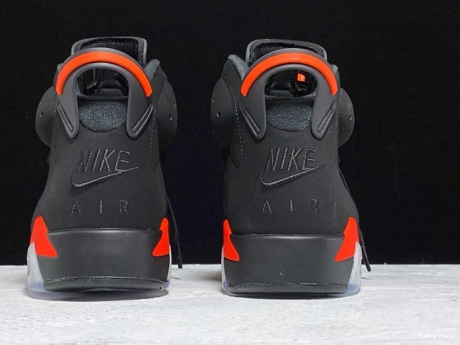 Cheap Husky Jordan Black Air 6 OG 384664-060 Infrared Retro 0728